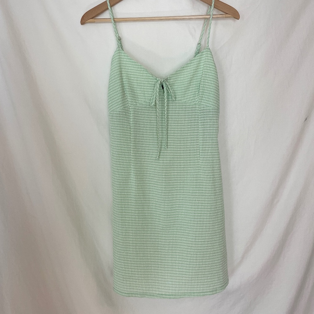 Green Checkered Dress